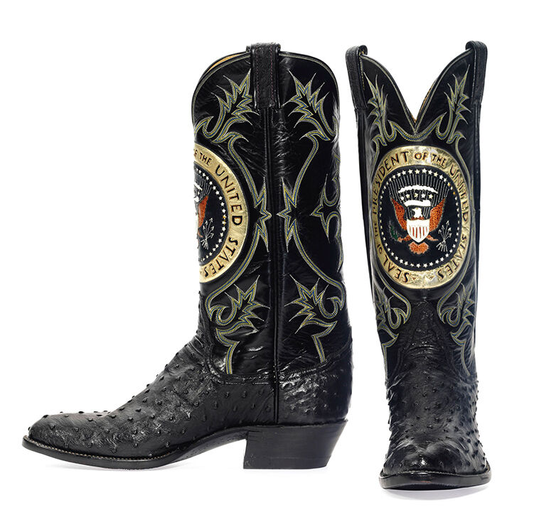 George bush boots best sale